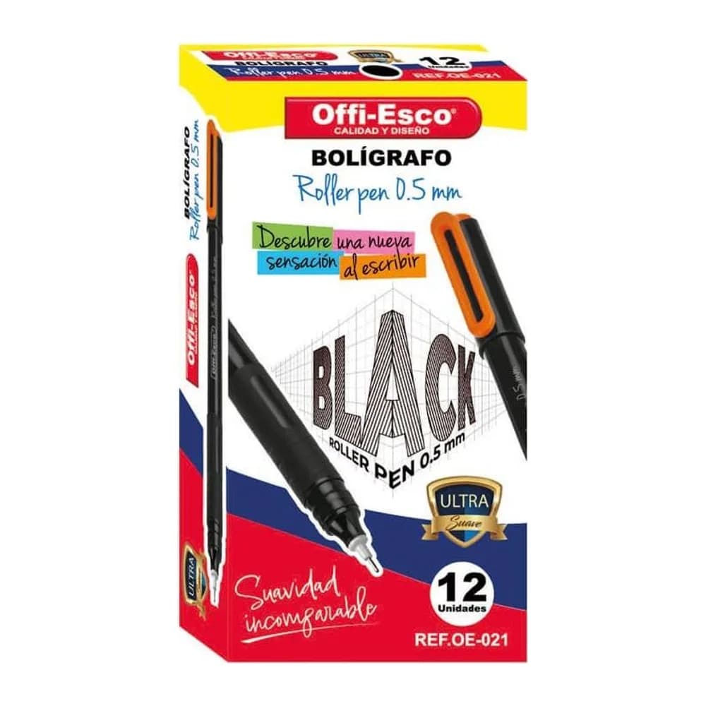 Bolígrafo Roller Pen 0.5 mm Tinta Líquida OE-021 Offi-Esco