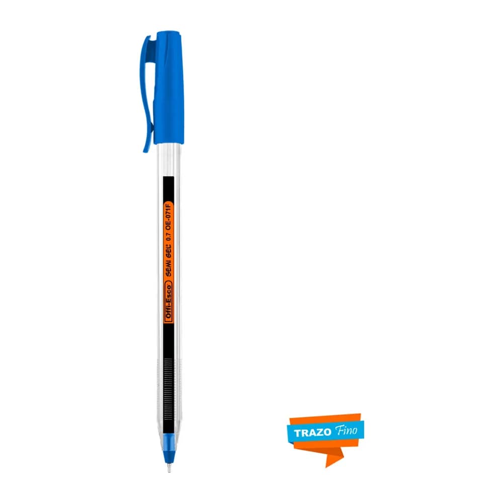 Bolígrafo semi gel 0.7 m Offi-Esco