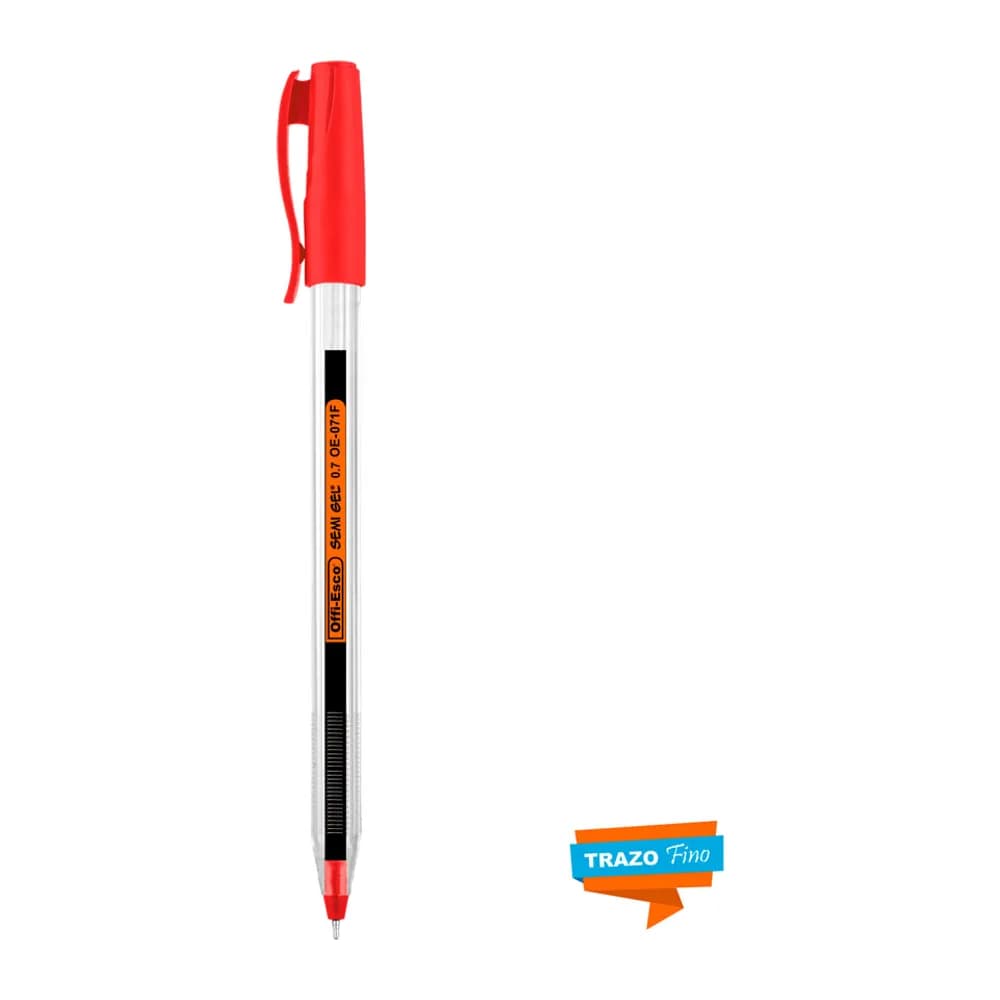 Bolígrafo semi gel 0.7 m Offi-Esco