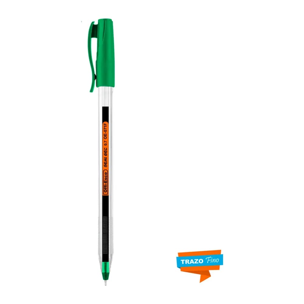 Bolígrafo semi gel 0.7 m Offi-Esco