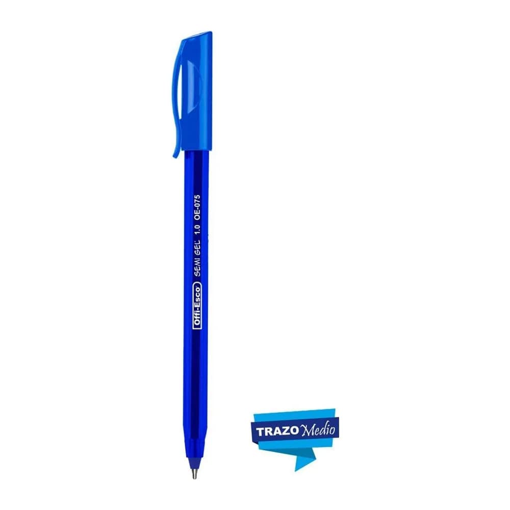 Bolígrafo semi gel 1.0 m Offi-Esco