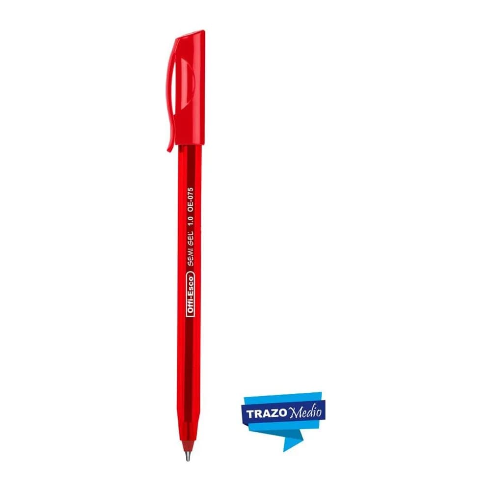Bolígrafo semi gel 1.0 m Offi-Esco