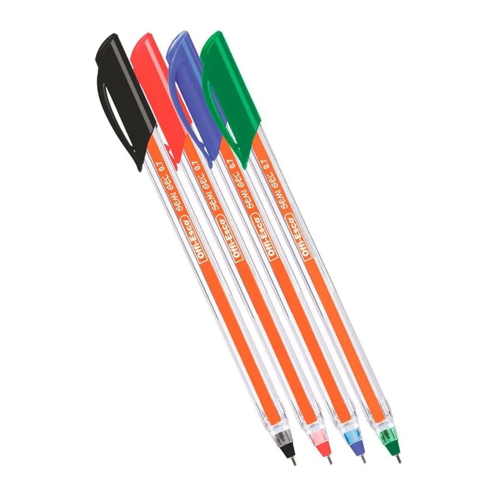 Bolígrafo semi gel 0.7 m Offi-Esco