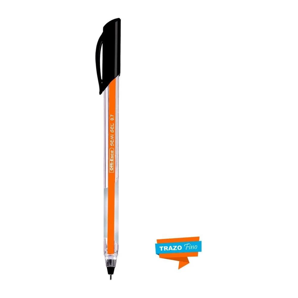 Bolígrafo semi gel 0.7 m Offi-Esco