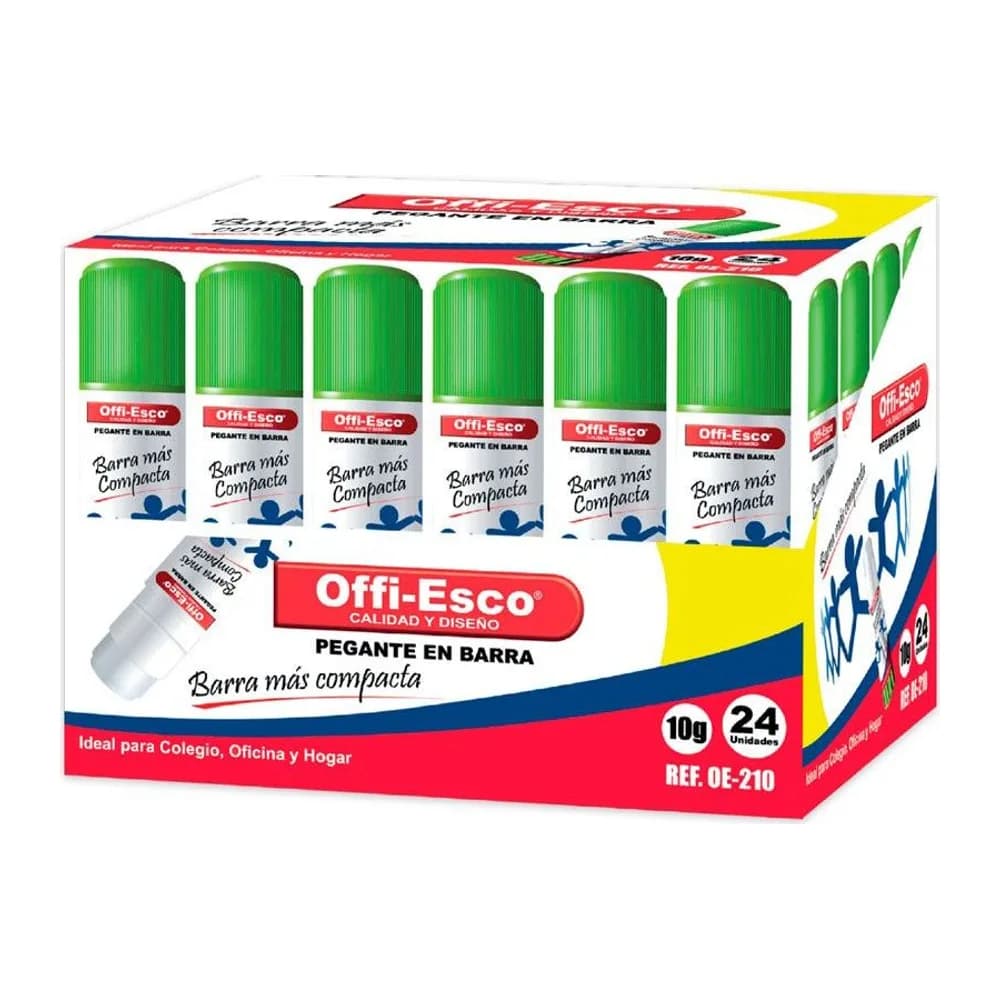 Pegante en barra de 10 gramos Offi-Esco