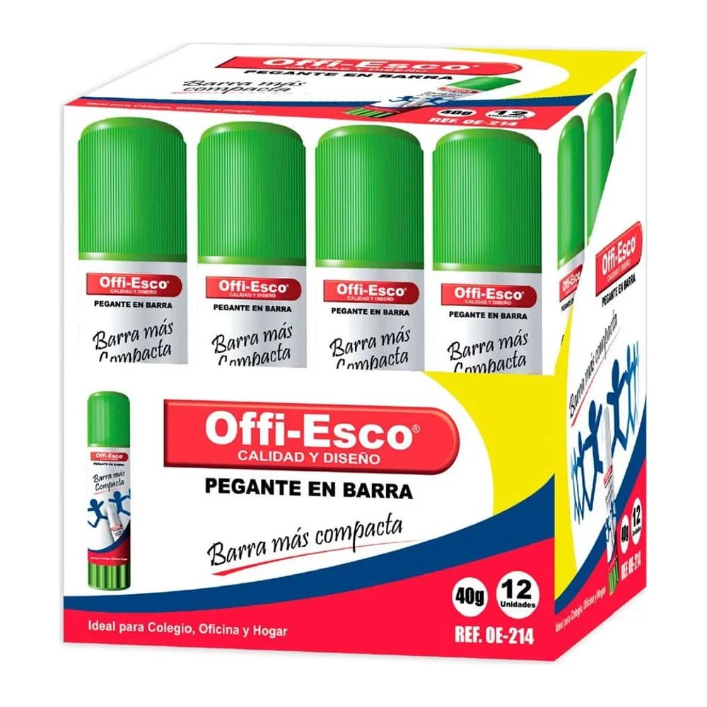 Pegante en barra de 40 gramos Offi-Esco
