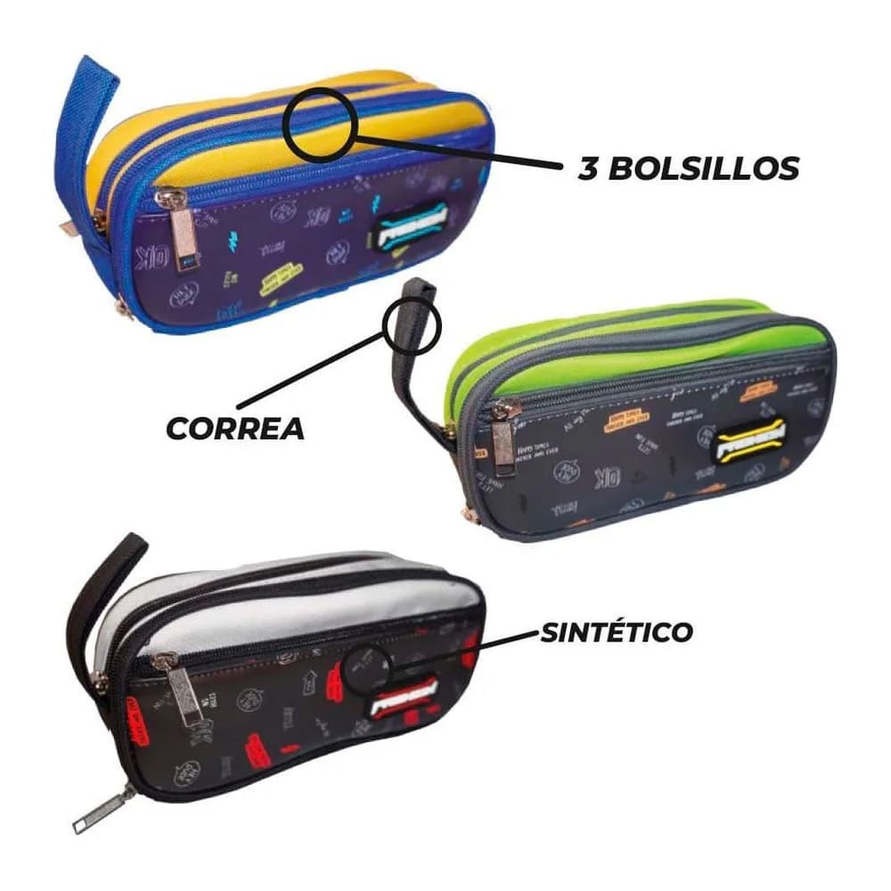Cartuchera Oe-2247 Fashion Hombre 3B P162 Offi-Esco