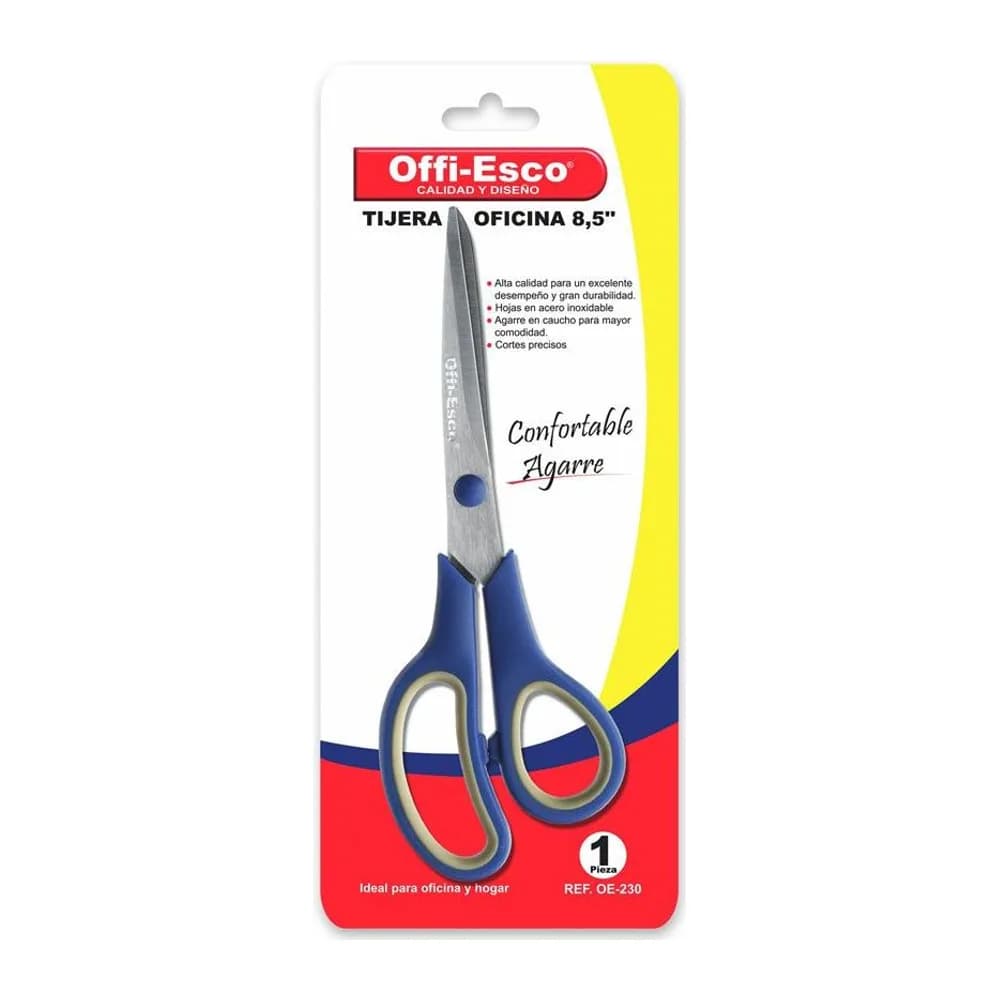 Tijera de oficina 8,5” pulgadas Offi-Esco