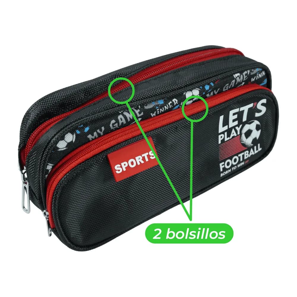 Cartuchera Oe-2300 2B Football Spor Offi-Esco
