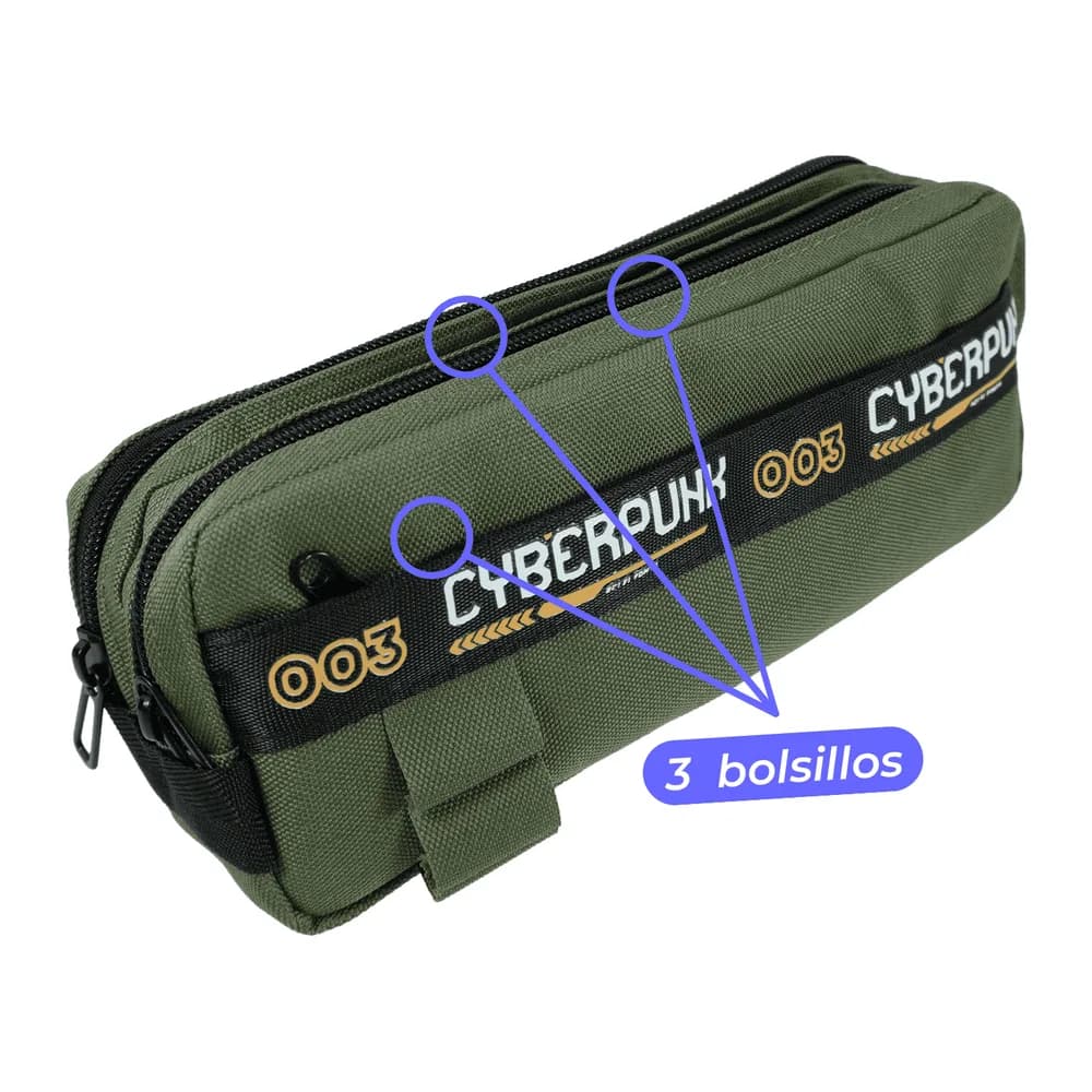 Cartuchera Oe-2304 3B Ciberpunk Offi-Esco