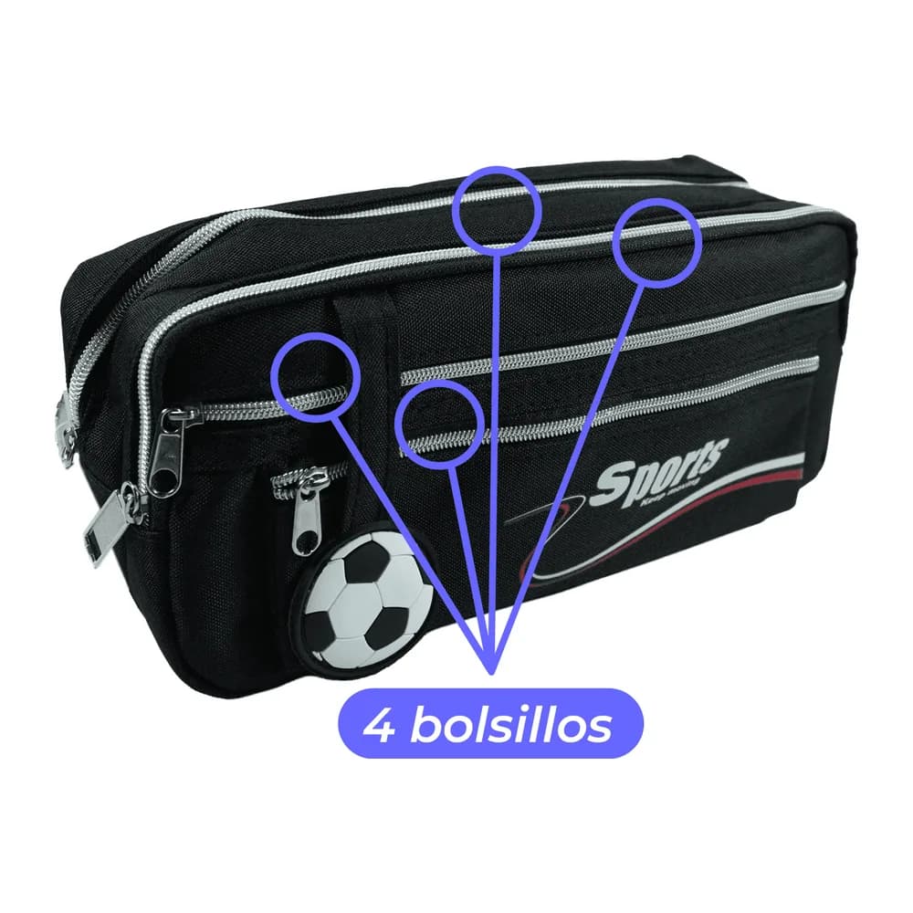 Cartuchera Oe-2308 4B Sports Offi-Esco