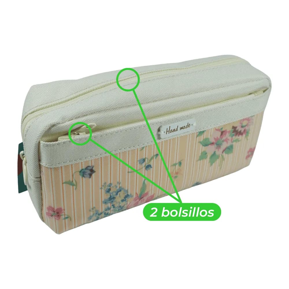 Cartuchera Oe-2323 2B Flores Handma Offi-Esco