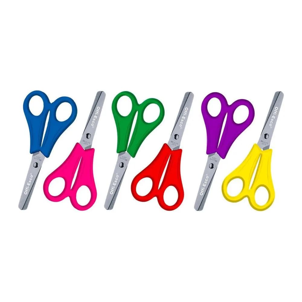 Tijeras punta roma acero inoxidable 5,3” pulgadas Offi-Esco