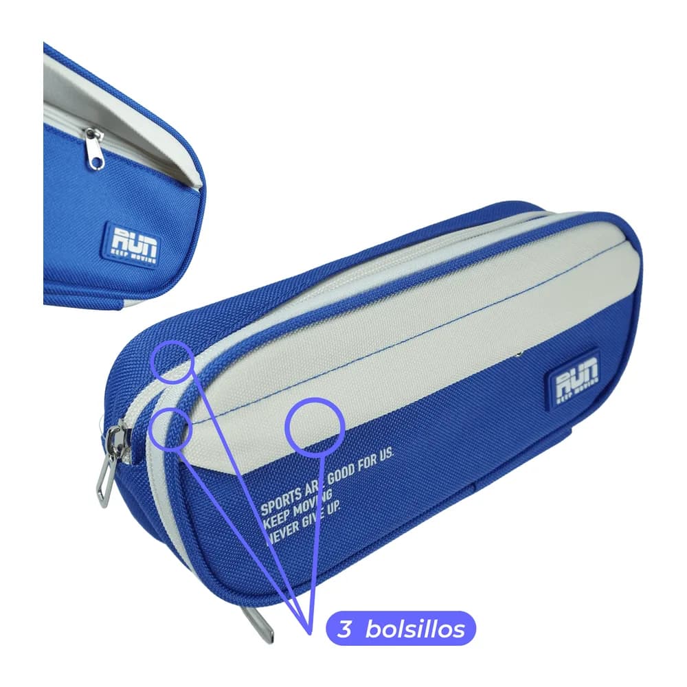 Cartuchera Oe-2352 3B Sport Run Offi-Esco