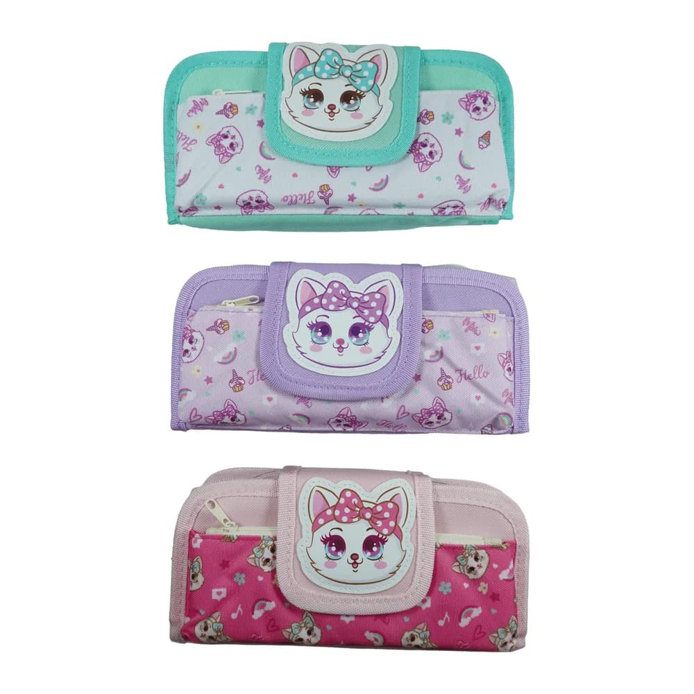 Cartuchera Oe-2358 3B Hello Cat Offi-Esco