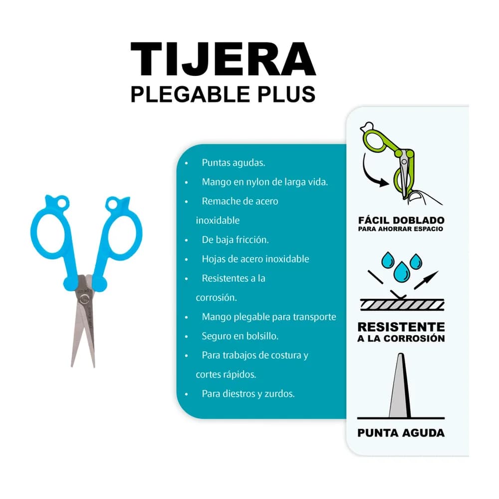 Tijera plegable plus OE-237 Offi-Esco