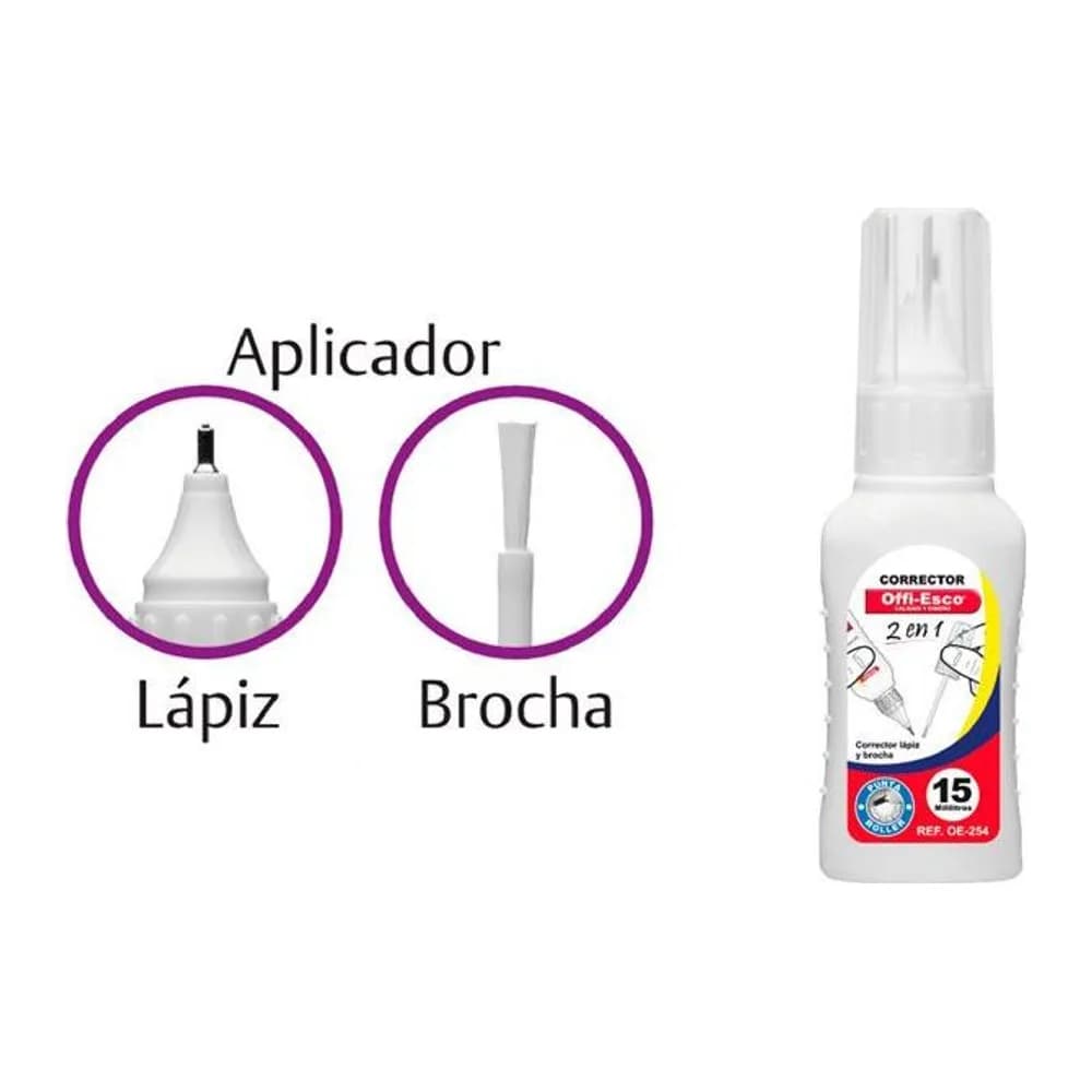 Corrector doble servicio contenido: 15 ml Offi-Esco