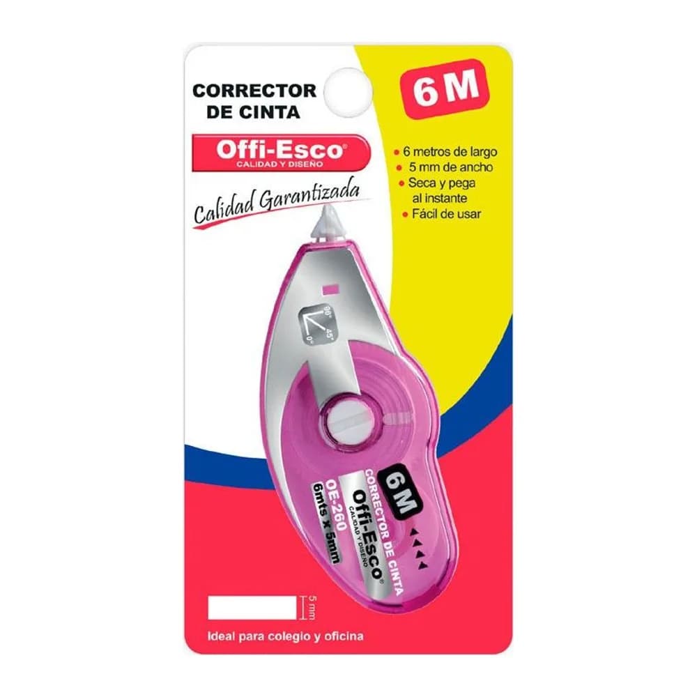 Corrector cinta x 6 metros Offi-Esco