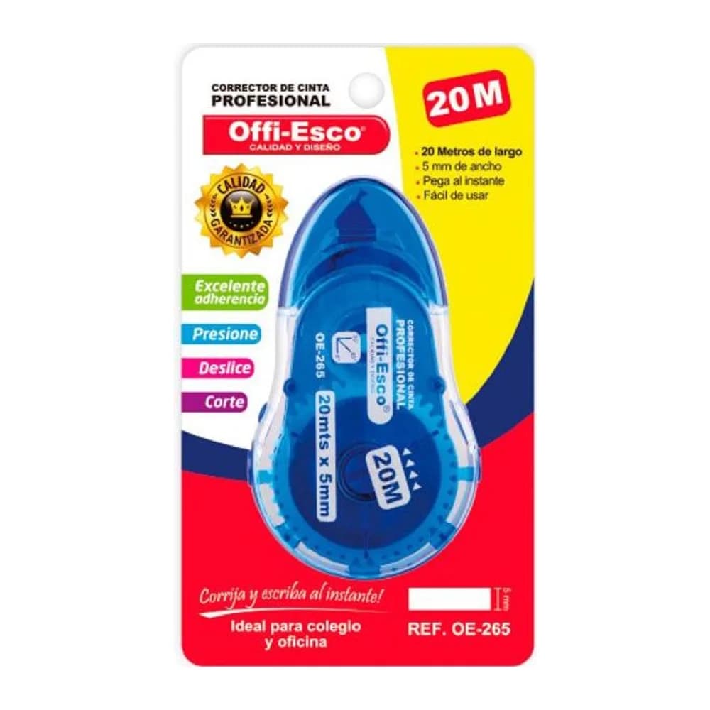 Corrector cinta x 20 metros Offi-Esco