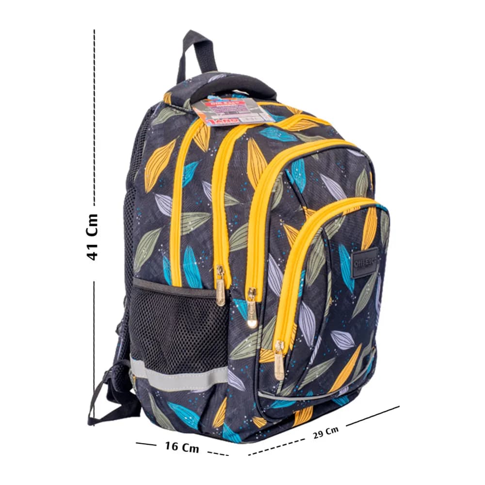 Morral OE-3023 Offiesco Hojas Negras P24 Offi-Esco