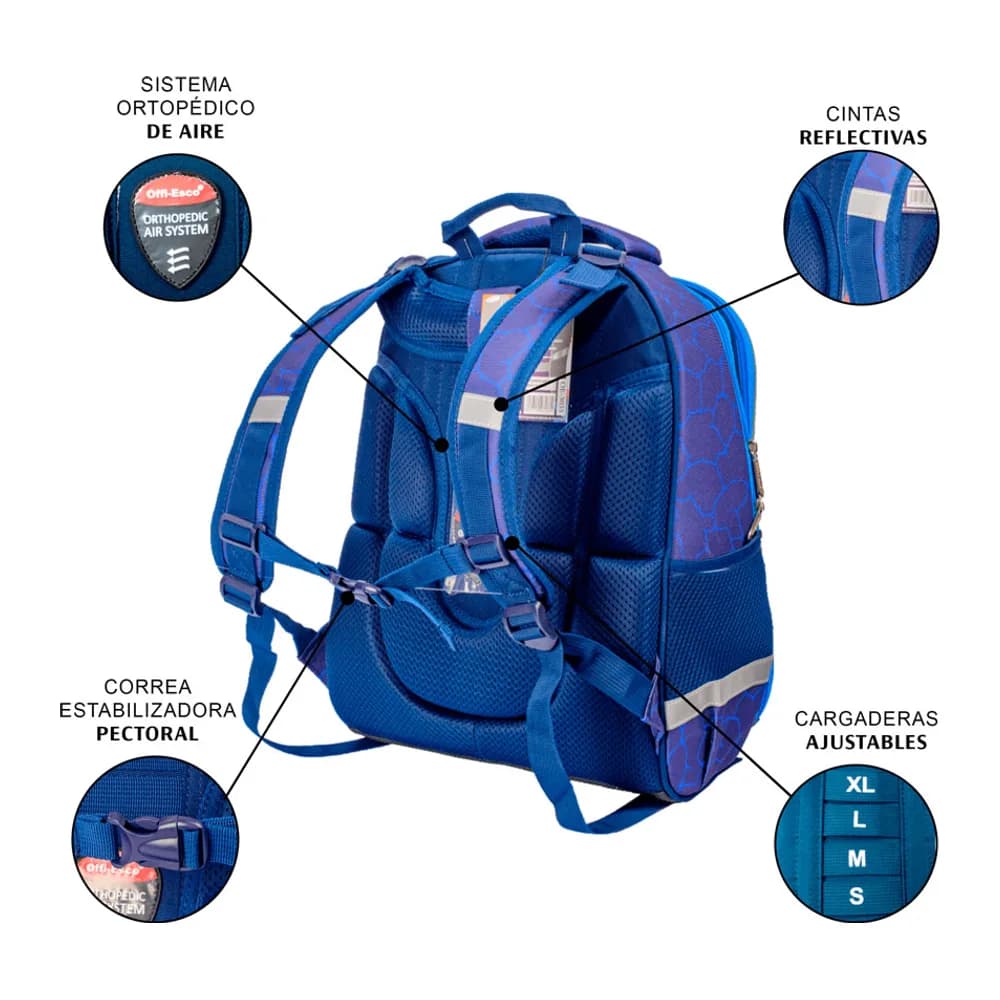 Morral OE-3035 Offiesco  Rígida T-REX P4 Offi-Esco