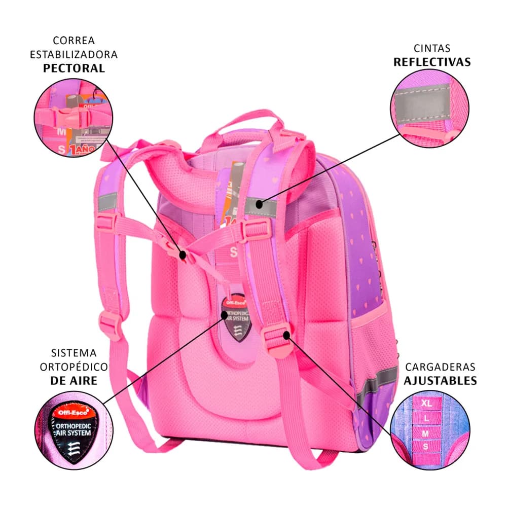 Morral OE-3036 Offiesco Rígida Gato P4 Offi-Esco