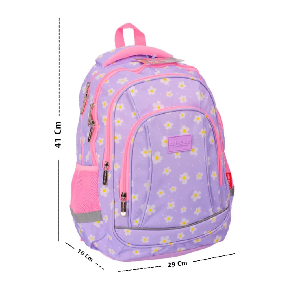 Morral OE-3038 Offiesco Morada Flores P24 Offi-Esco
