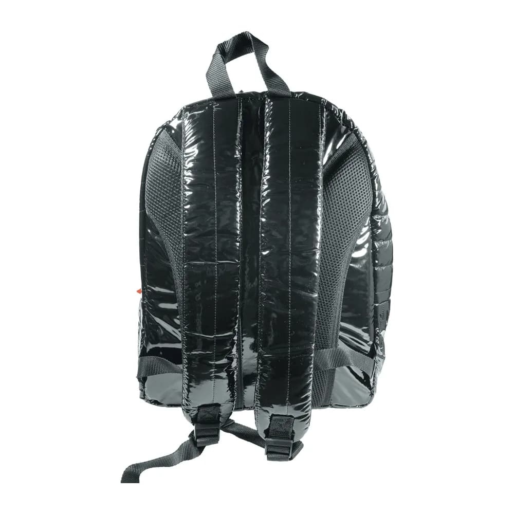 Morral Acolchado Metalizado Negro OE-3137 Offi-Esco
