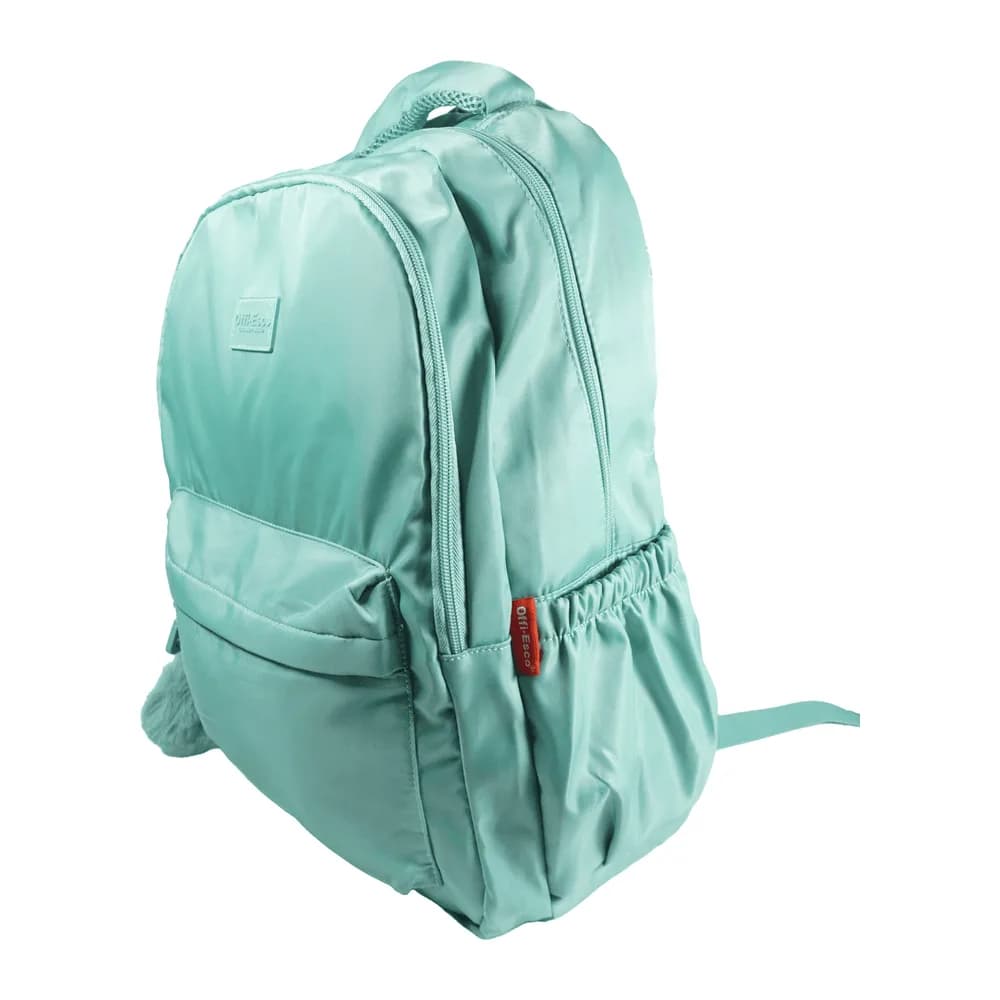 Morral Offi-Esco OE-3138 Verde Menta con Pompom Offi-Esco