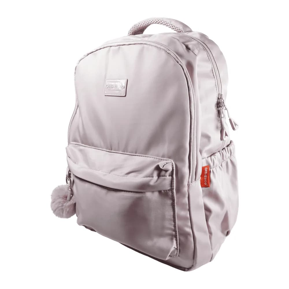 Morral Offi-Esco OE-3139 Rosa con Pompom Offi-Esco