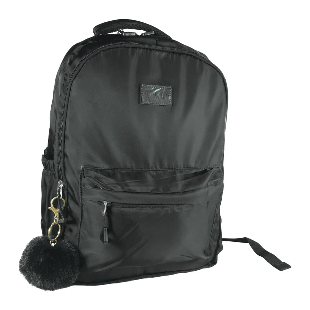 Morral Offi-Esco OE-3140 Negro con Pompom Offi-Esco