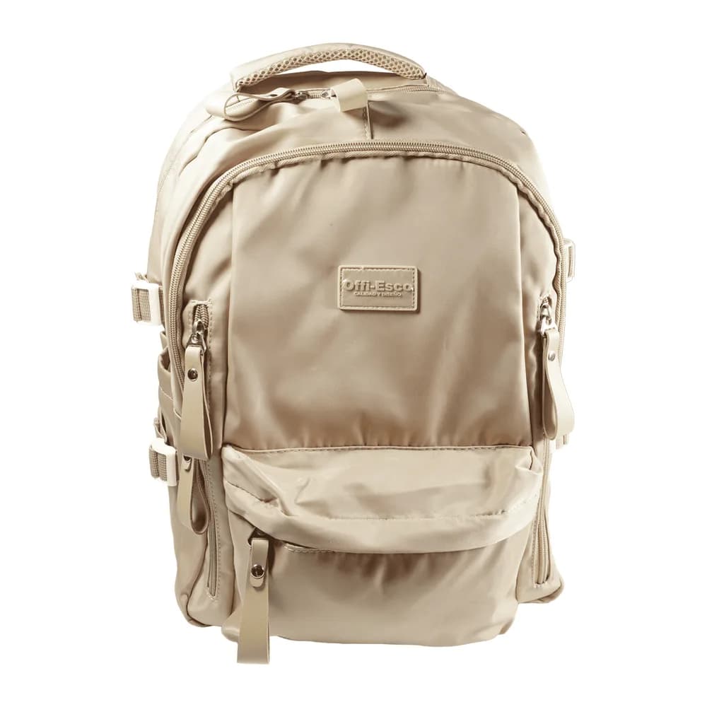 Morral Beige con correas OE-3143 Offi-Esco Offi-Esco