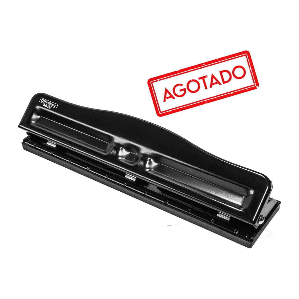 Perforadora 3 huecos metálica Offi-Esco