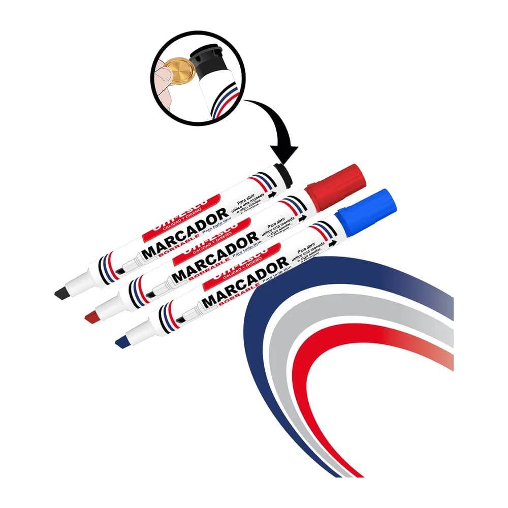 Marcador Borrable Power Marker Oe-508 Offi-Esco