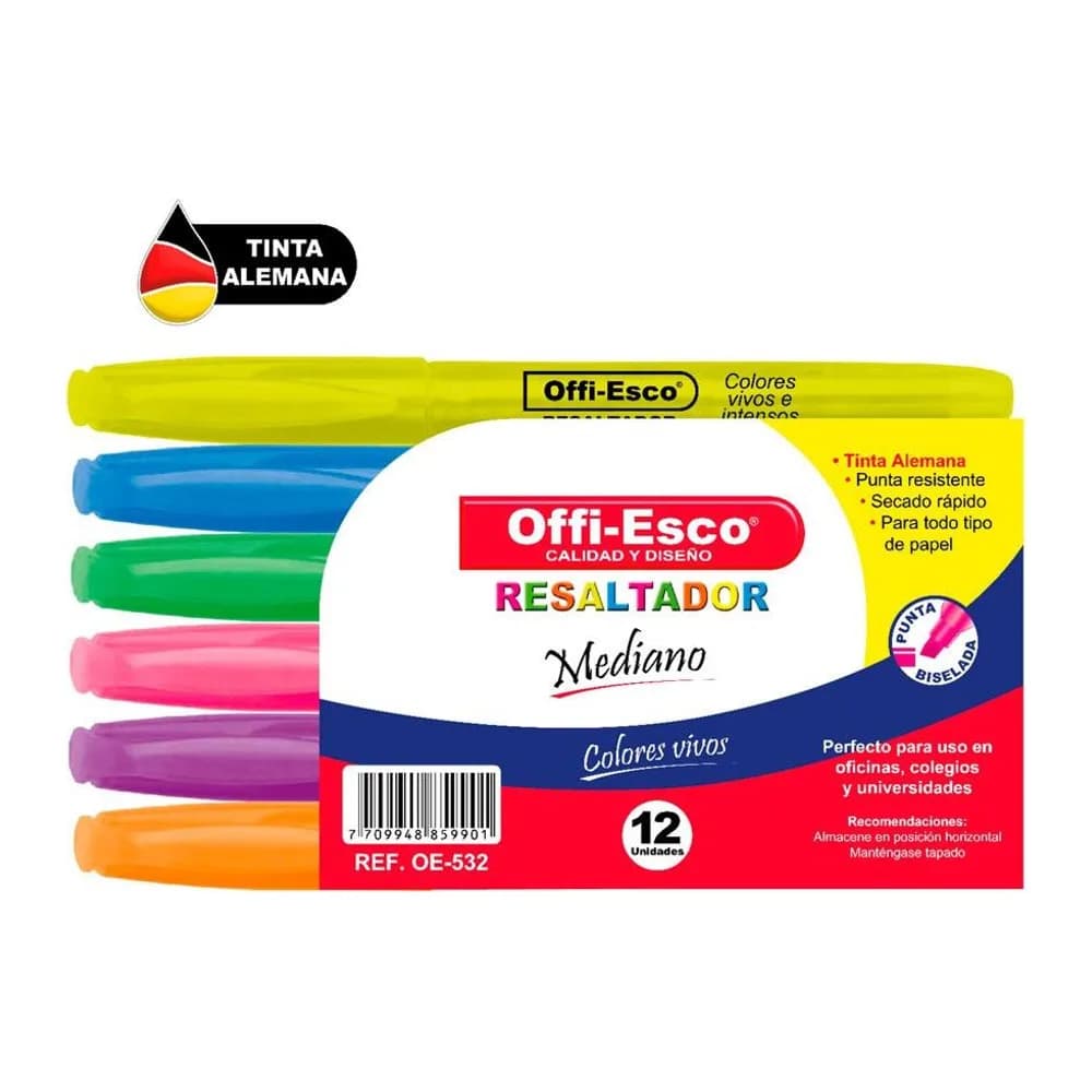 Resaltadores Offi-Esco
