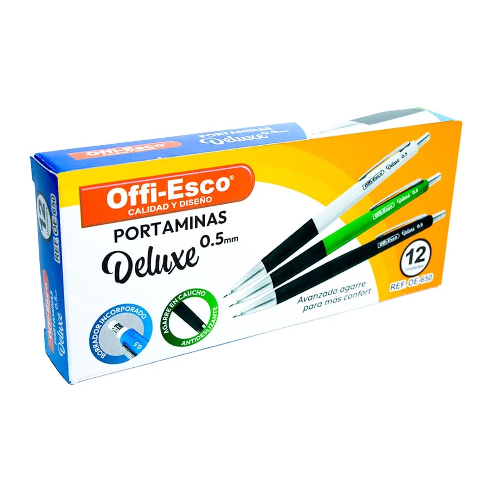 Portaminas DELUXE  mina 0.5 mm Oe-650 Offi-Esco