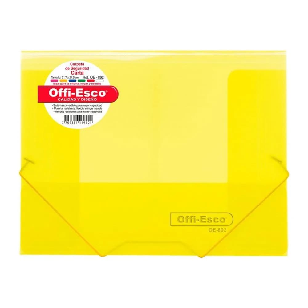 Carpeta seguridad carta Offi-Esco