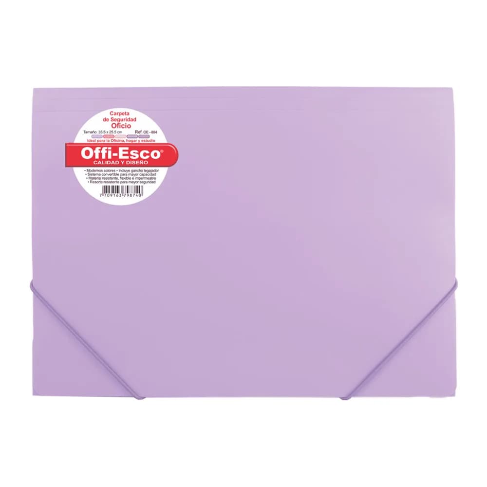 Carpeta seguridad oficio con gancho Offi-Esco