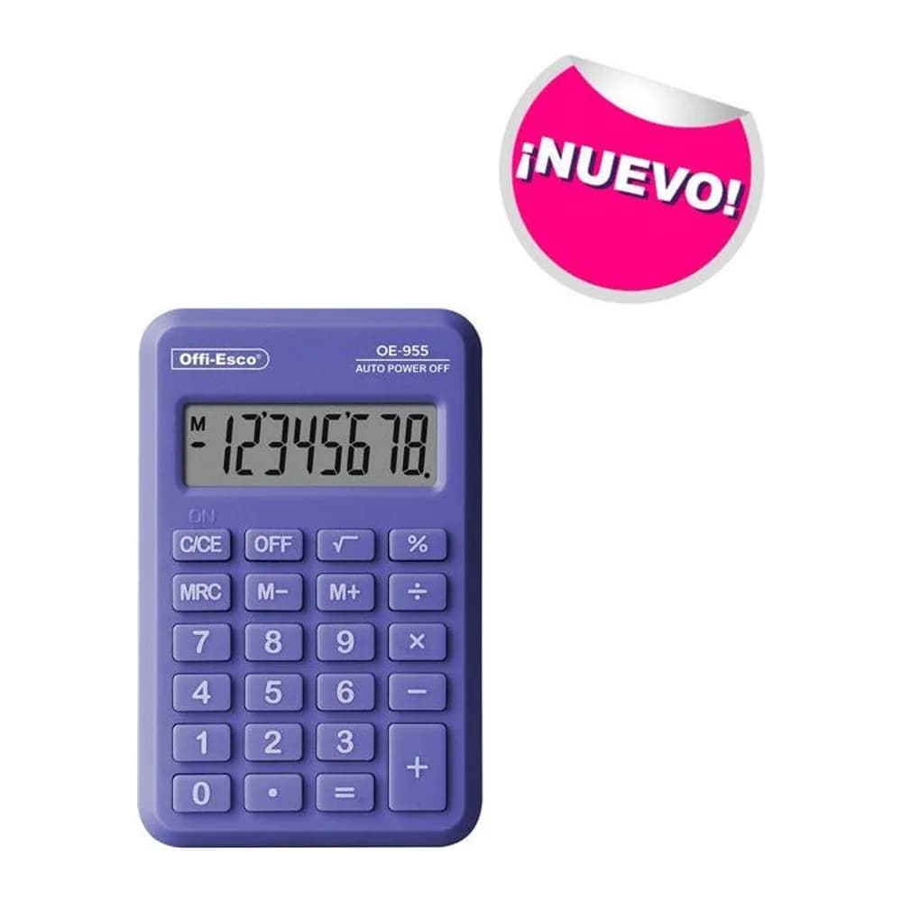 Calculadora de bolsillo 8 dígitos Offi-Esco