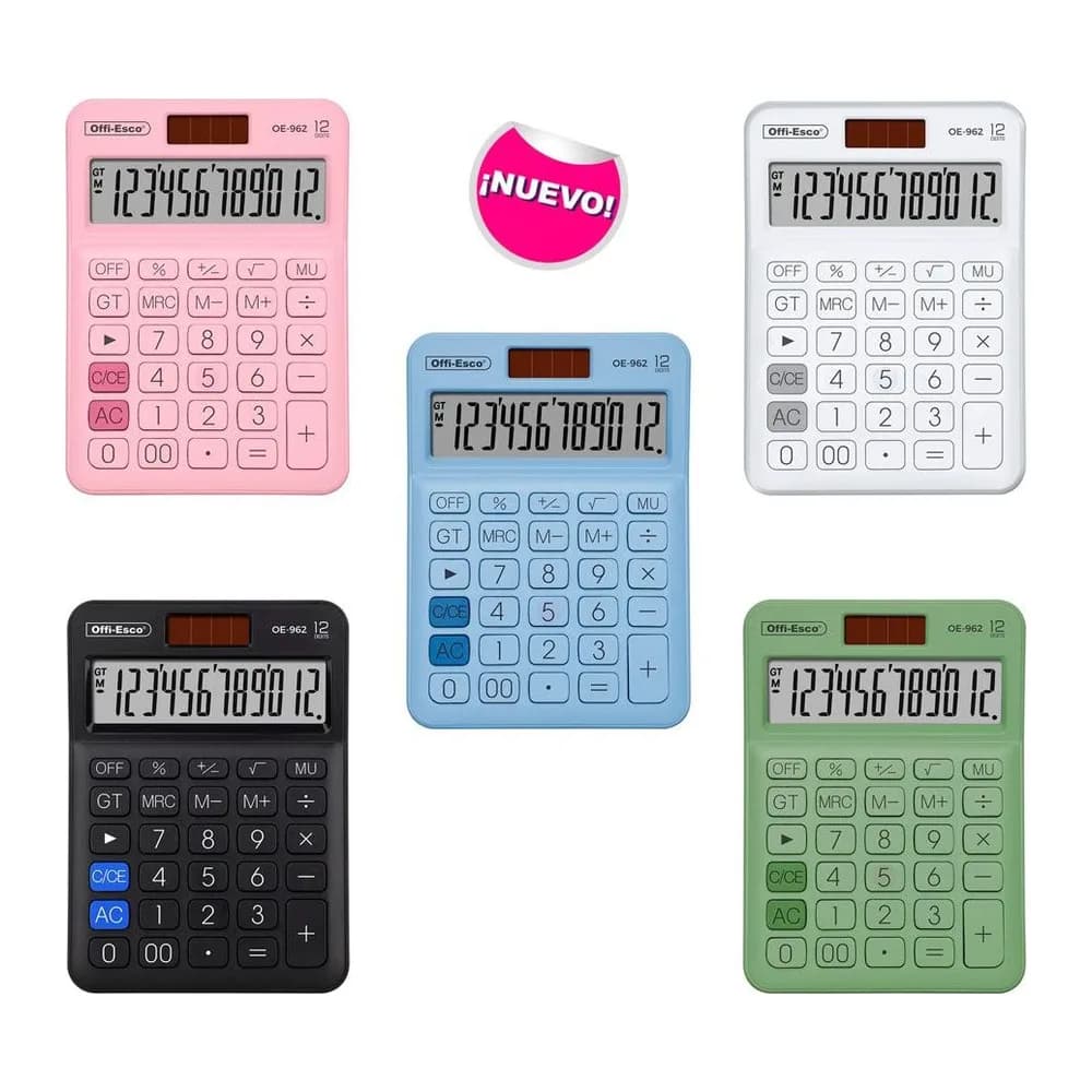 Calculadora Electrónica 12 dígitos Offi-Esco