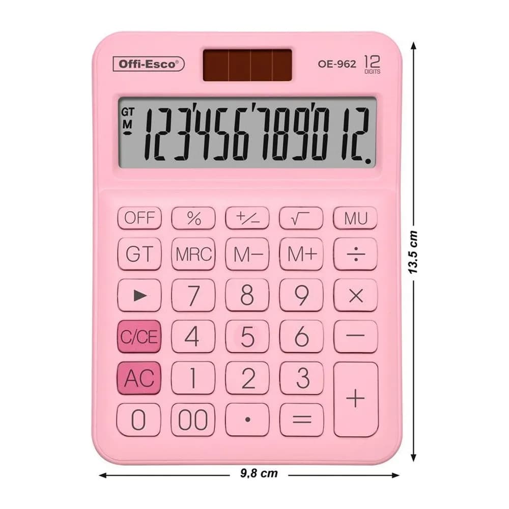 Calculadora Electrónica 12 dígitos Offi-Esco