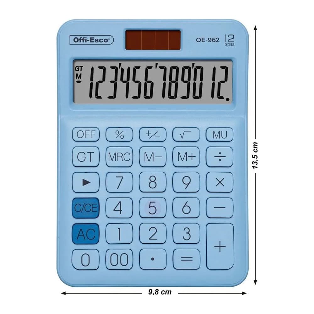 Calculadora Electrónica 12 dígitos Offi-Esco