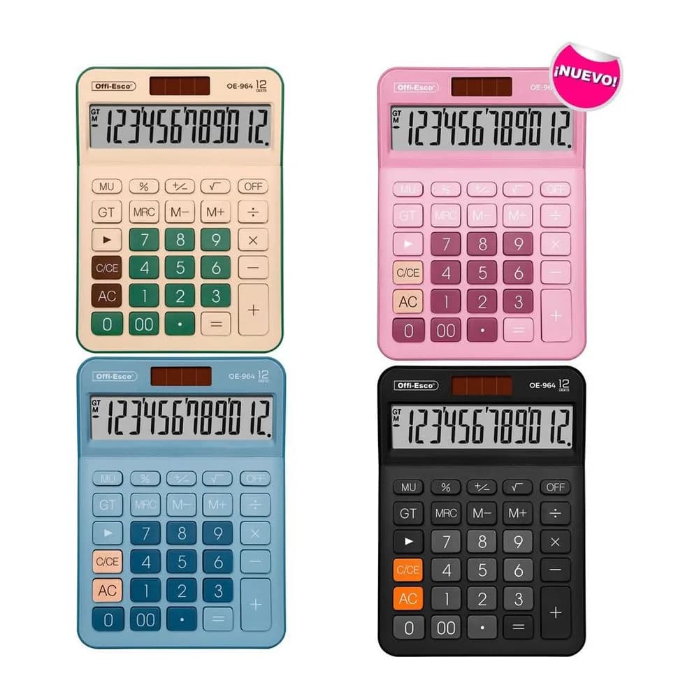 Calculadora Electrónica 12 dígitos Offi-Esco