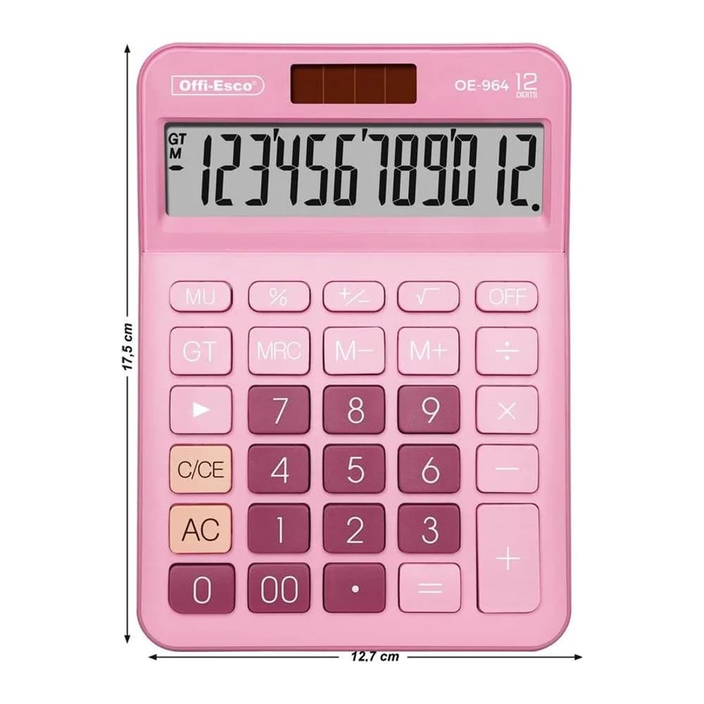 Calculadora Electrónica 12 dígitos Offi-Esco