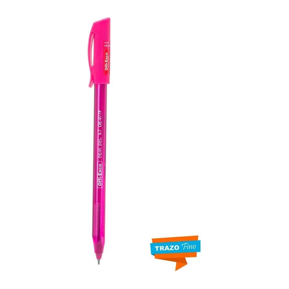 Bolígrafo semi gel 0.7 m Offi-Esco