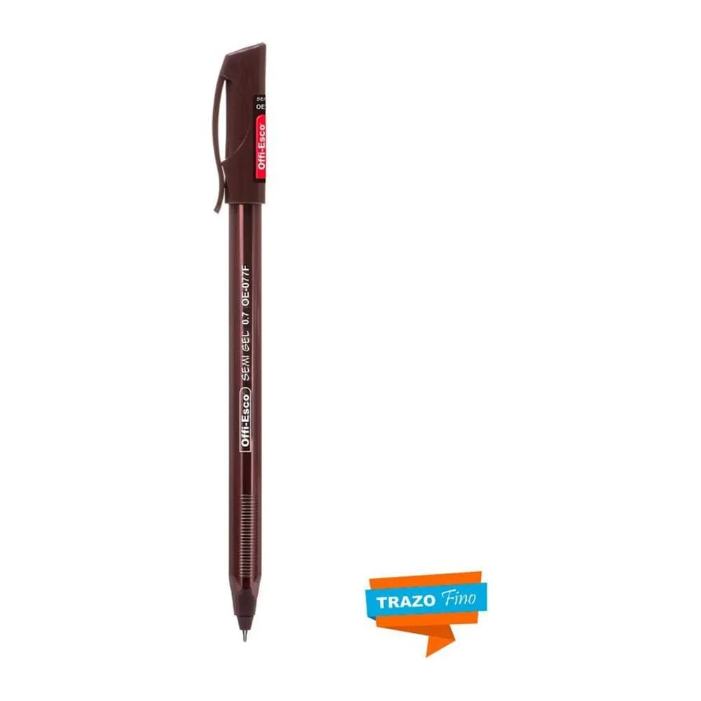 Bolígrafo semi gel 0.7 m Offi-Esco