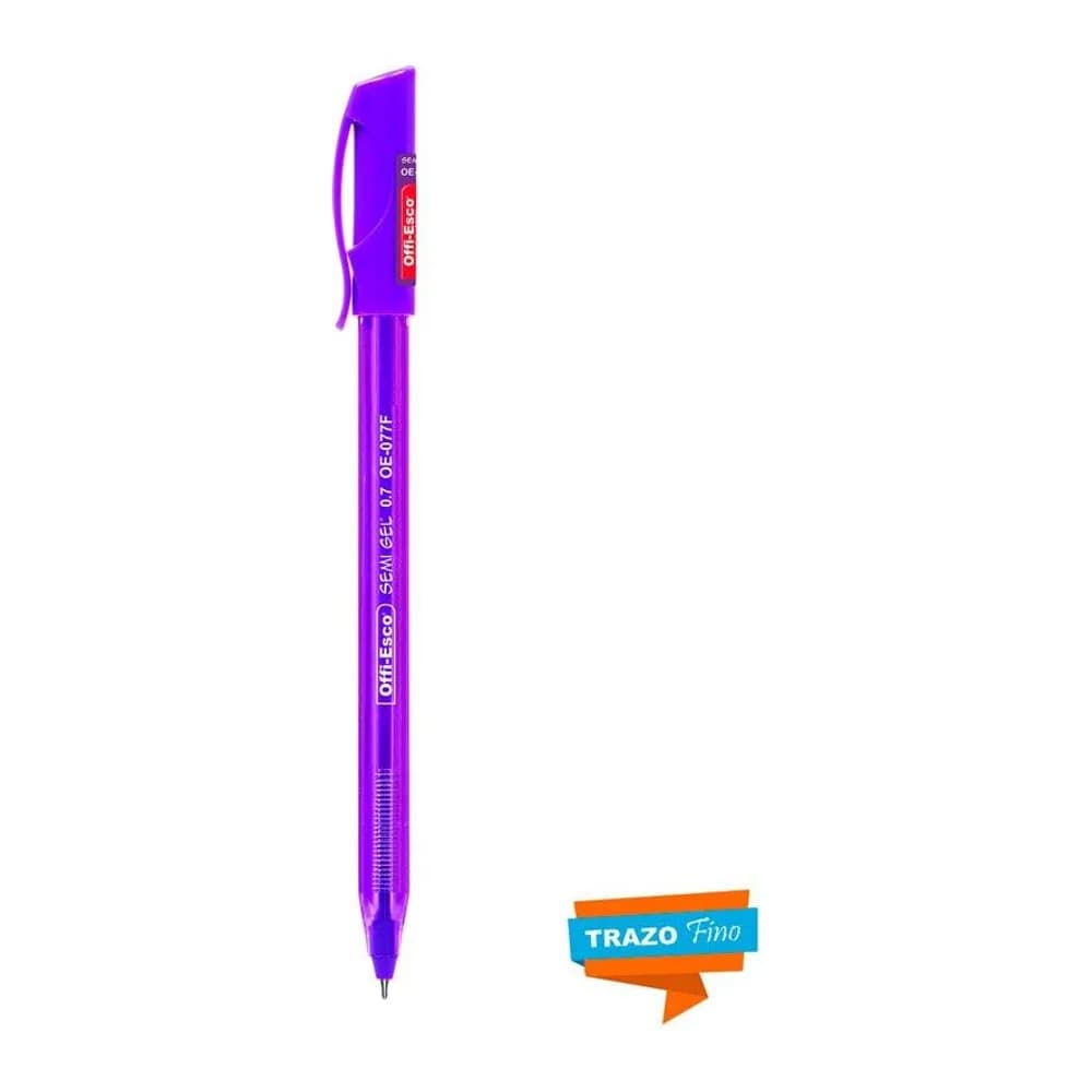 Bolígrafo semi gel 0.7 m Offi-Esco