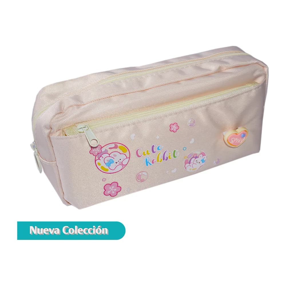 Cartuchera Oe-2275 Cute Rabbit Bear 2B P180 Offi-Esco