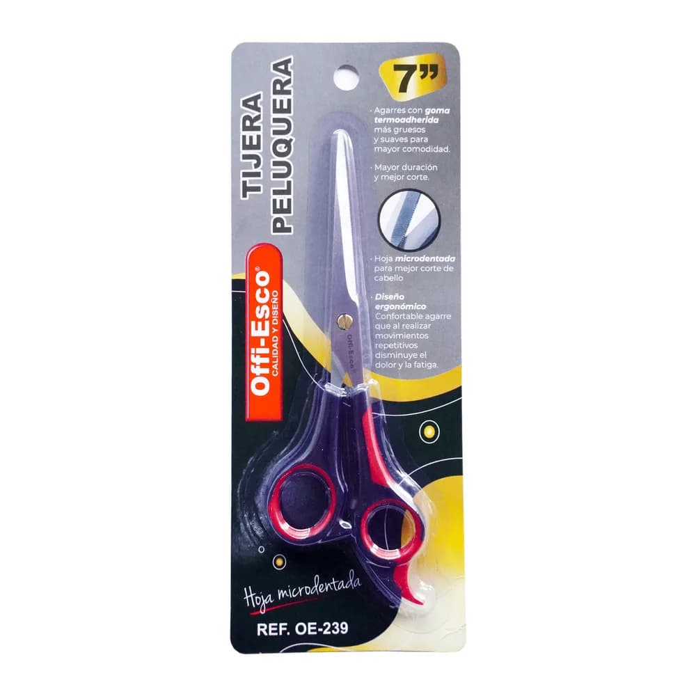Tijera Peluquera Offi-Esco 7″ OE-239 Offi-Esco