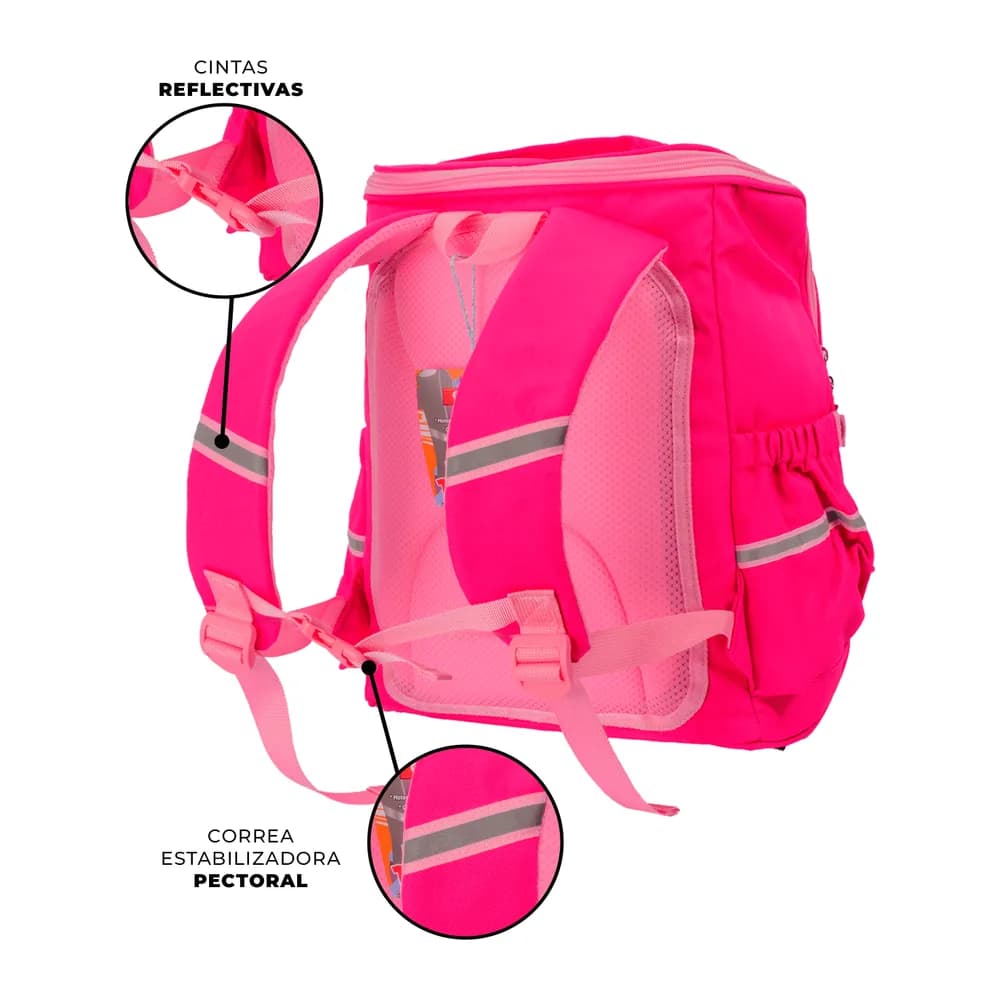 Morral OE-3021 Offiesco Cuadrado Rosa P18 Offi-Esco